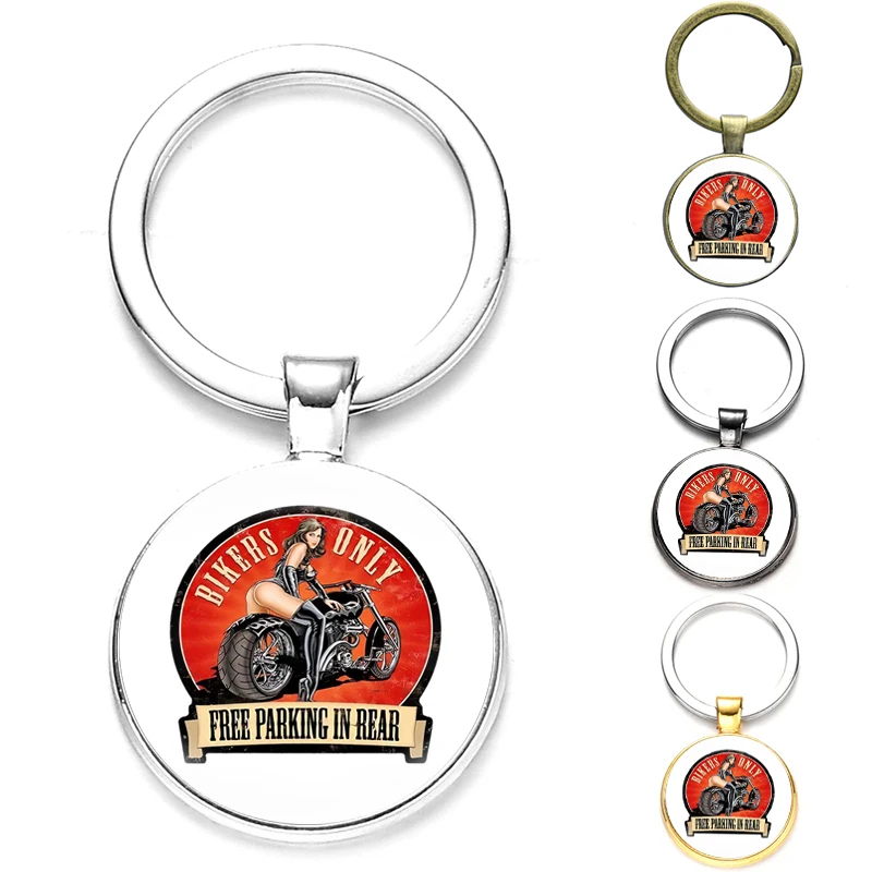 Новинка брелок для ключей девушек и мотоциклов RT66 ручной работы кольцо шарм