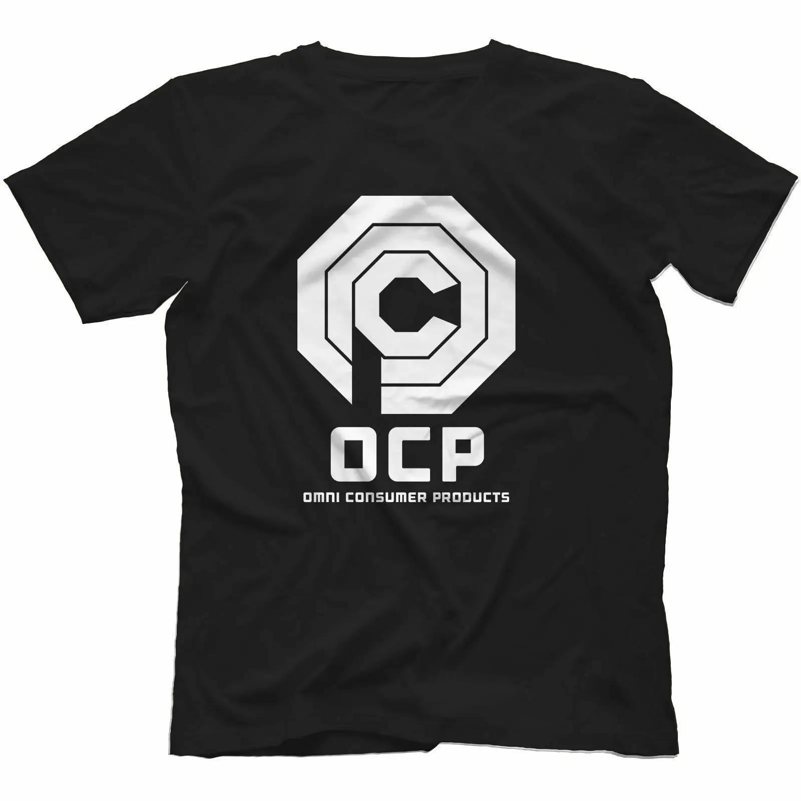 OCP Omnicorp Футболка 100% хлопок Robocop вдохновил Omni потребительские товары | Мужская