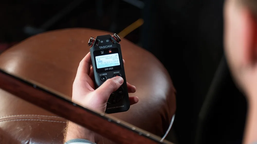 Tascam DR-05X ручной профессиональный портативный стерео цифровой диктофон MP3 записывающая ручка