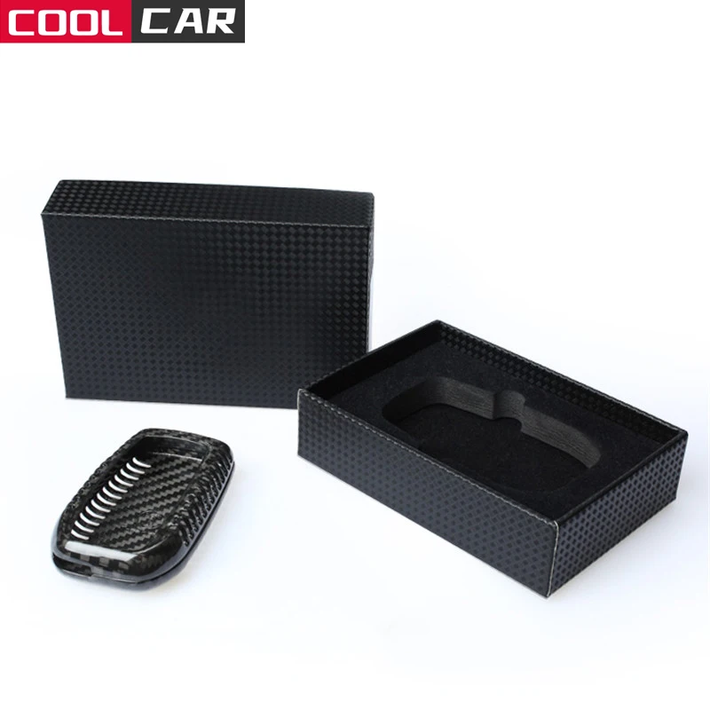 

Carbon Fiber 2 Buttons Car Key Case for Toyota Highlander Camry Crown RAV4 Reiz Corolla Key Cover Auto Accessories