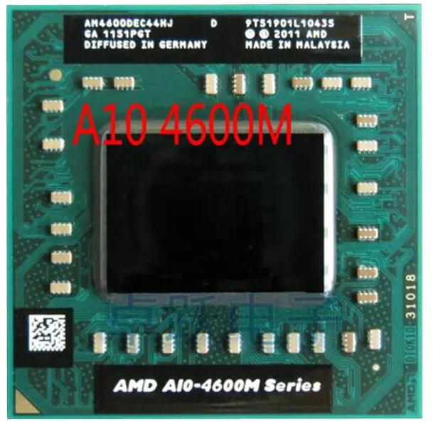 Оригинальный ноутбук intel AMD A10 4600M A10-4600m оригинальный процессор Socket FS1 4 Мб