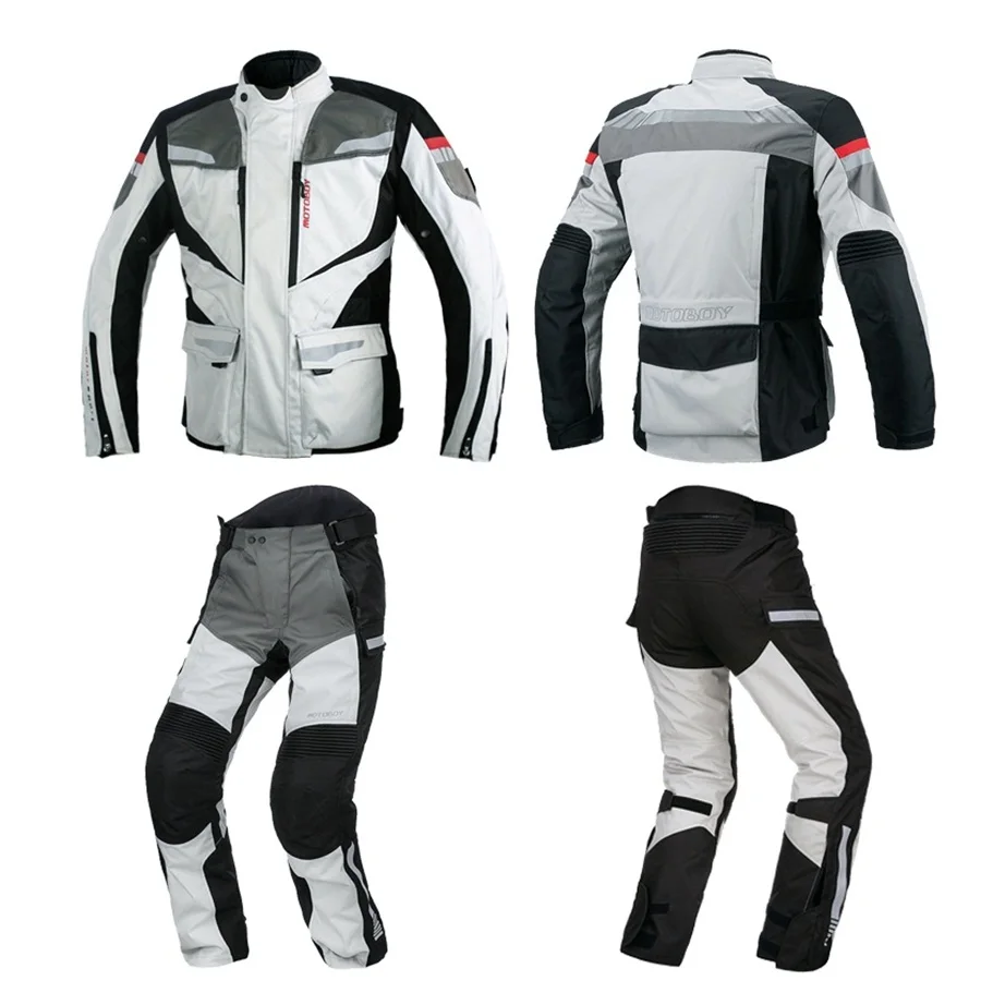 Мотоциклетная куртка и брюки MOTOBOY мотоциклетная Водонепроницаемая теплая