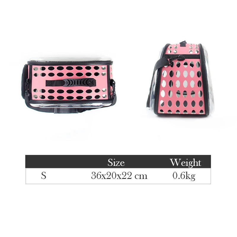 Прозрачная сумка для переноски домашних животных дышащий рюкзак клетки собак и