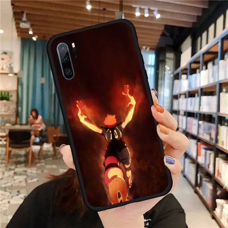 

Haikyuu volleyball anime Phone Case For Huawei honor Mate P 9 10 20 30 40 Pro 10i 7 8 a x Lite nova 5t Soft Shell Cover Funda