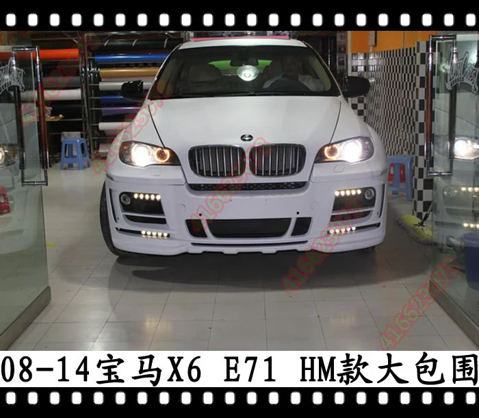 

Applicable to Trbt Bmw X6 Big Surround Refit Wide Body Front and Bar Side Skirt Rear Wheel Eyebrow Hamann