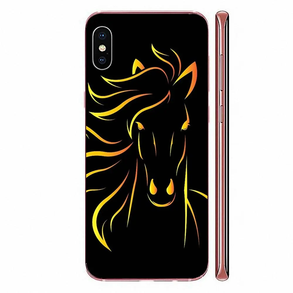 Красивый закат бегущая лошадь для Samsung Galaxy Note 8 9 10 Pro S4 S5 S6 S7 S8 S9 S10 S11 S11E S20 Edge Plus Ultra |