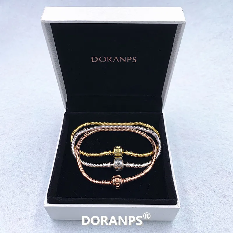 

DORANPS Brand Jewelry Original Charm beads bracelet for women braclets bangle birthday girls gift,1pz