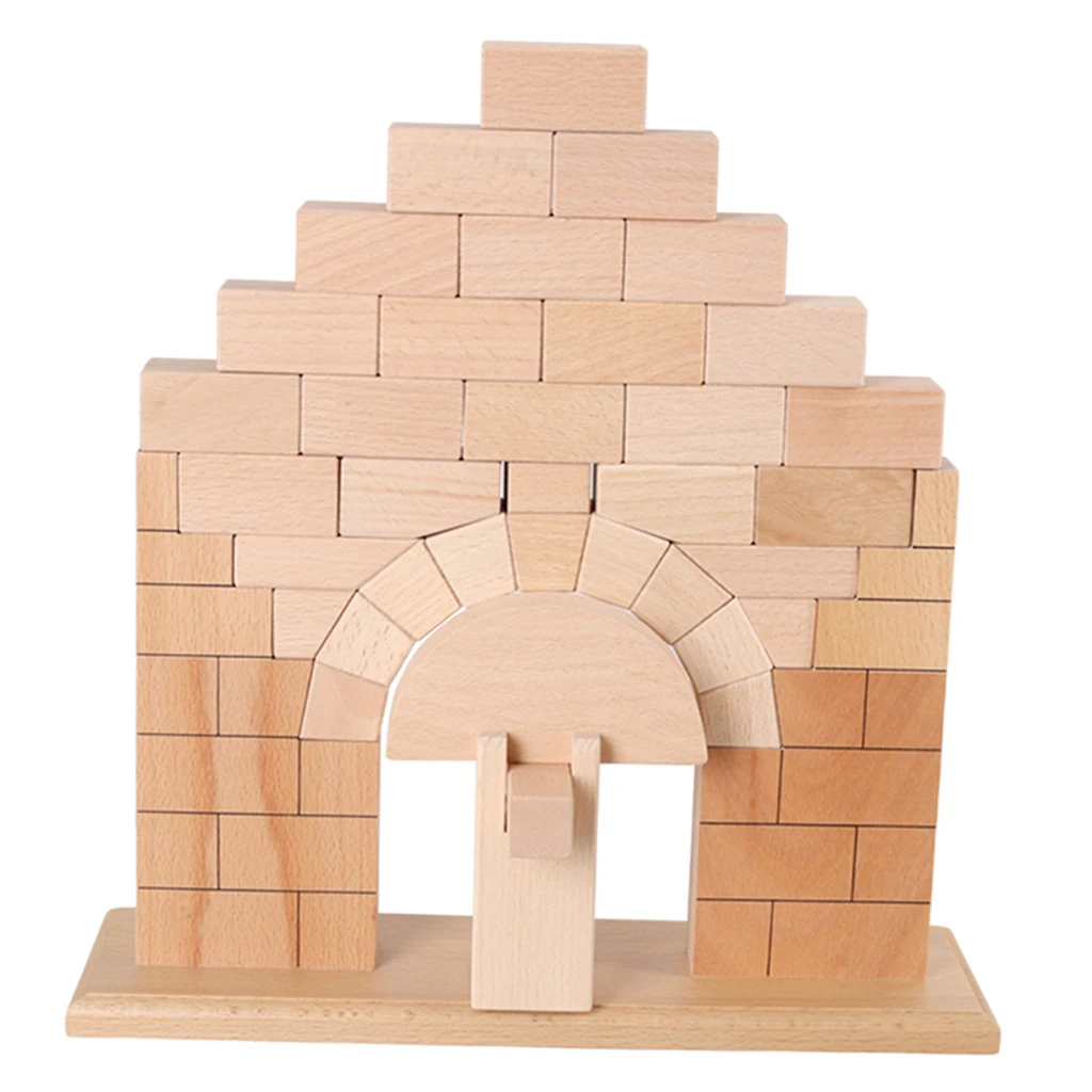 

Деревянный конструктор «Римский мост», набор игрушек для раннего дошкольного развития геометрической формы, учебное пособие