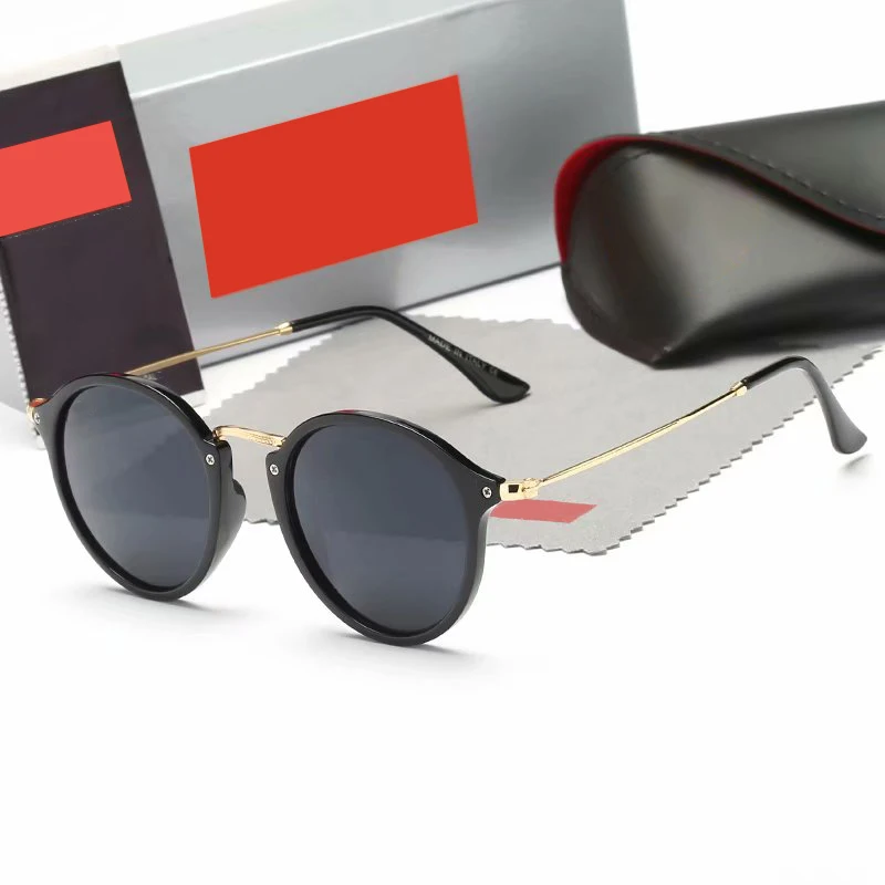 

New 2021 Fashion Classic Vinatge Round Style rayeds Sunglasses Men Women Brand Design Sun Glasses-2447- Oculos De Sol Gafas