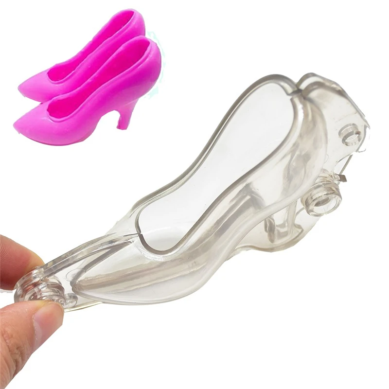 Шоколадный торт плесень 3D обувь на высоком каблуке конфеты сахарное желе формы