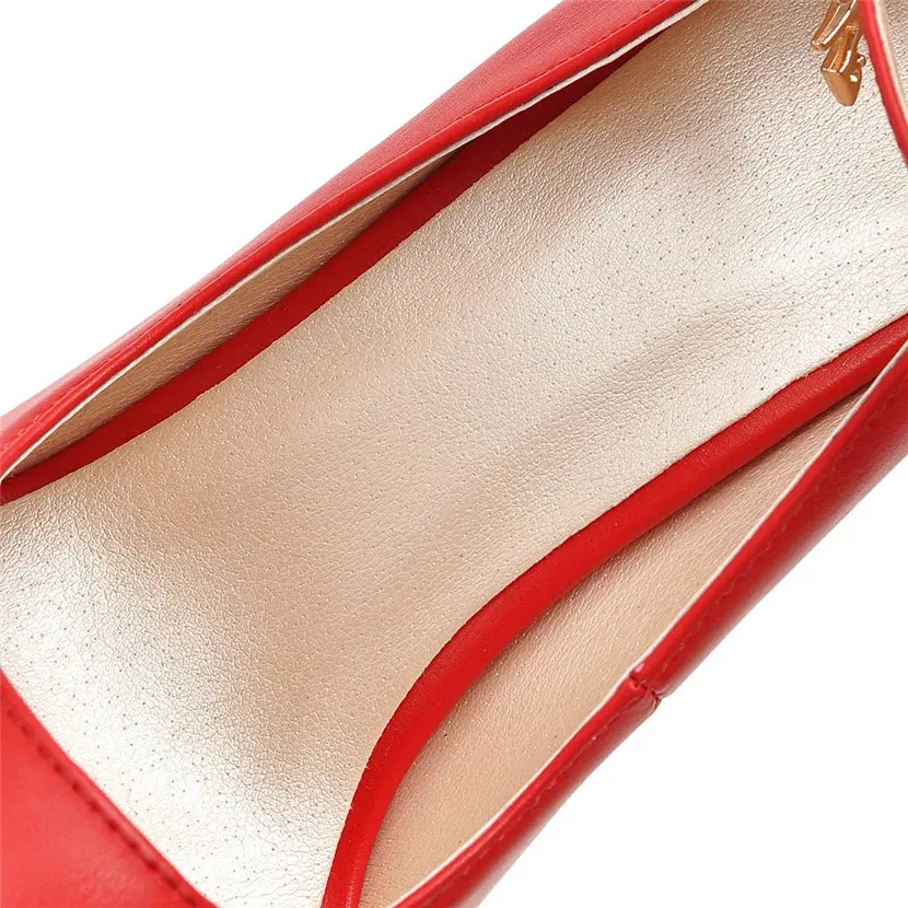 2021 Women Platform Pumps 13cm High Thin Heels Black Beige Pink PU Wedding Party Office Lady Pointed Toe Ankle Strap Dress Shoes