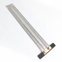 precision marking t rulestainless steel t type hole ruler scribing gauge marking measuring tool300mm scribing ruler