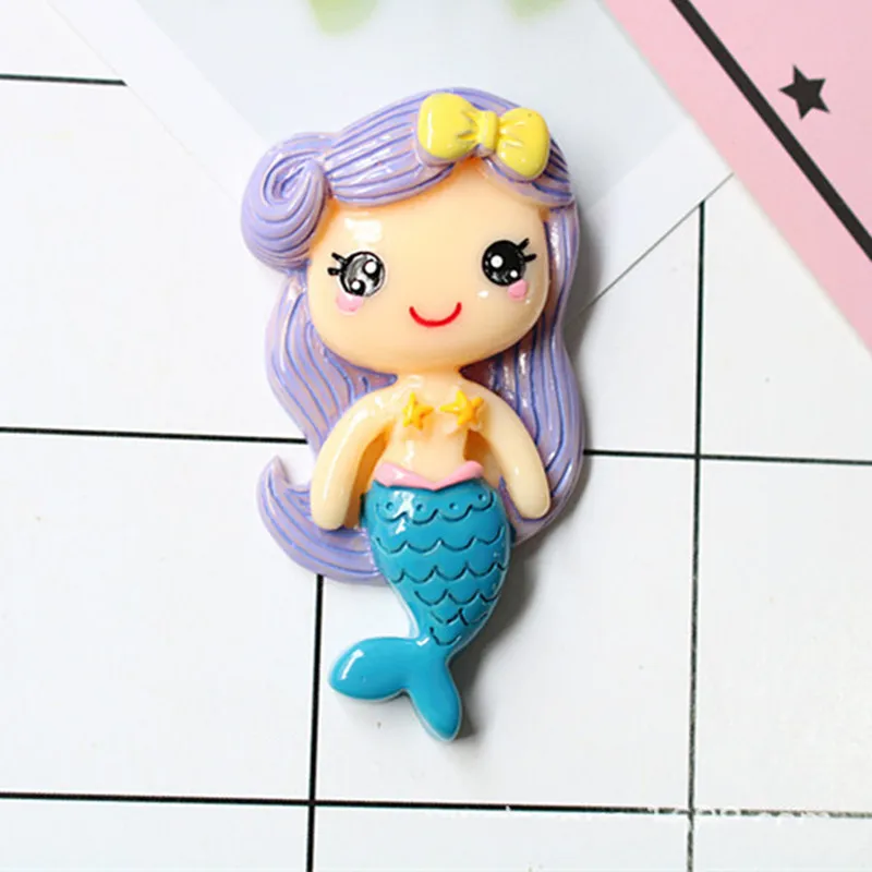 Чехол для телефона с мультяшным дизайном русалки DIY декоративные материалы