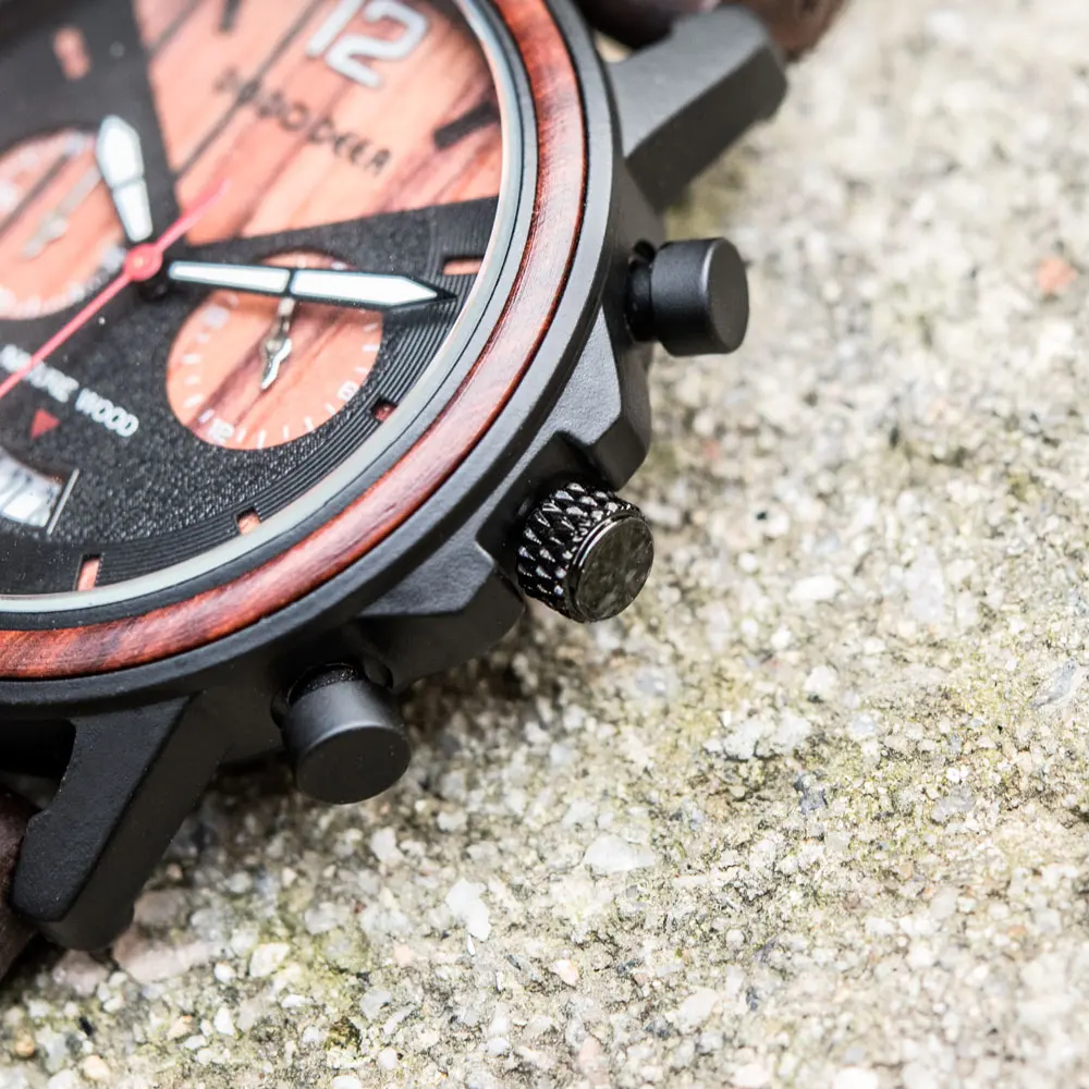 

DODO DEER Fashion Watches Mens Quartz Stop Watch Timer Chronograph Wristwatch Male Date Display Waterproof Present for Him