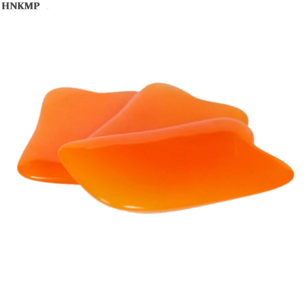 1 шт. натуральный гуаша массажер пчелиный воск смолы скрабирующая пластина для