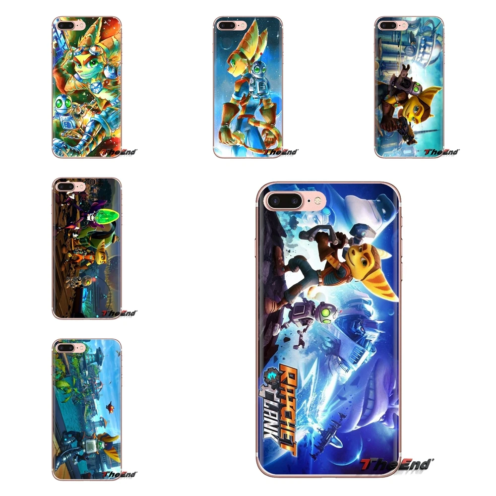 Для htc U11 один M7 M8 A9 M9 M10 E9 Desire 630 530 626 628 816 820 Motorola G G2 G3 мягкая сумка Ratchet &amp Clank