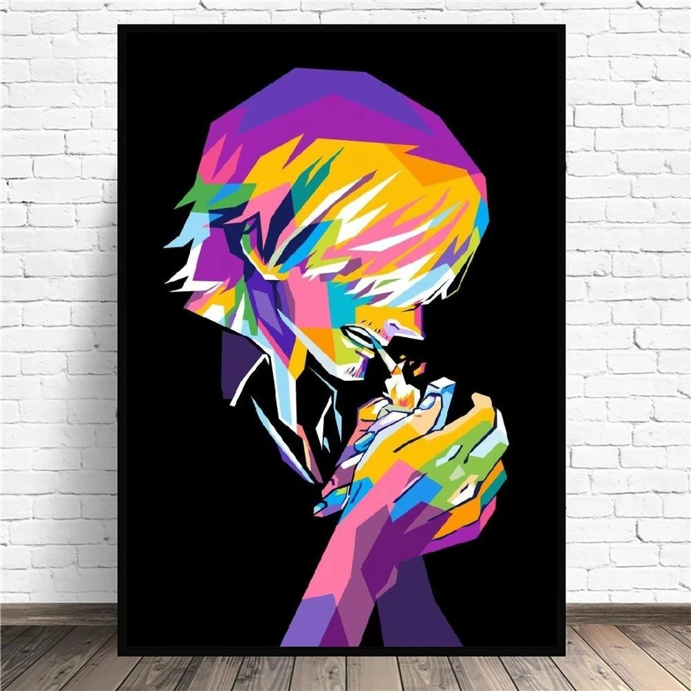 

Sanji Een Stuk Color Canvas Painting Anime Pictures Hd Prints Modern Home Decor Poster Wall Art Modular Voor Woonkamer Bedroom