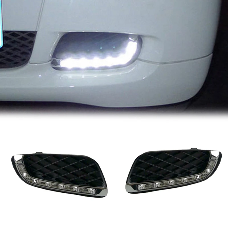 1 комплект белый светодиодный дневный ходовой светильник DRL для MERCEDES BENZ Smart 2008-2010 |