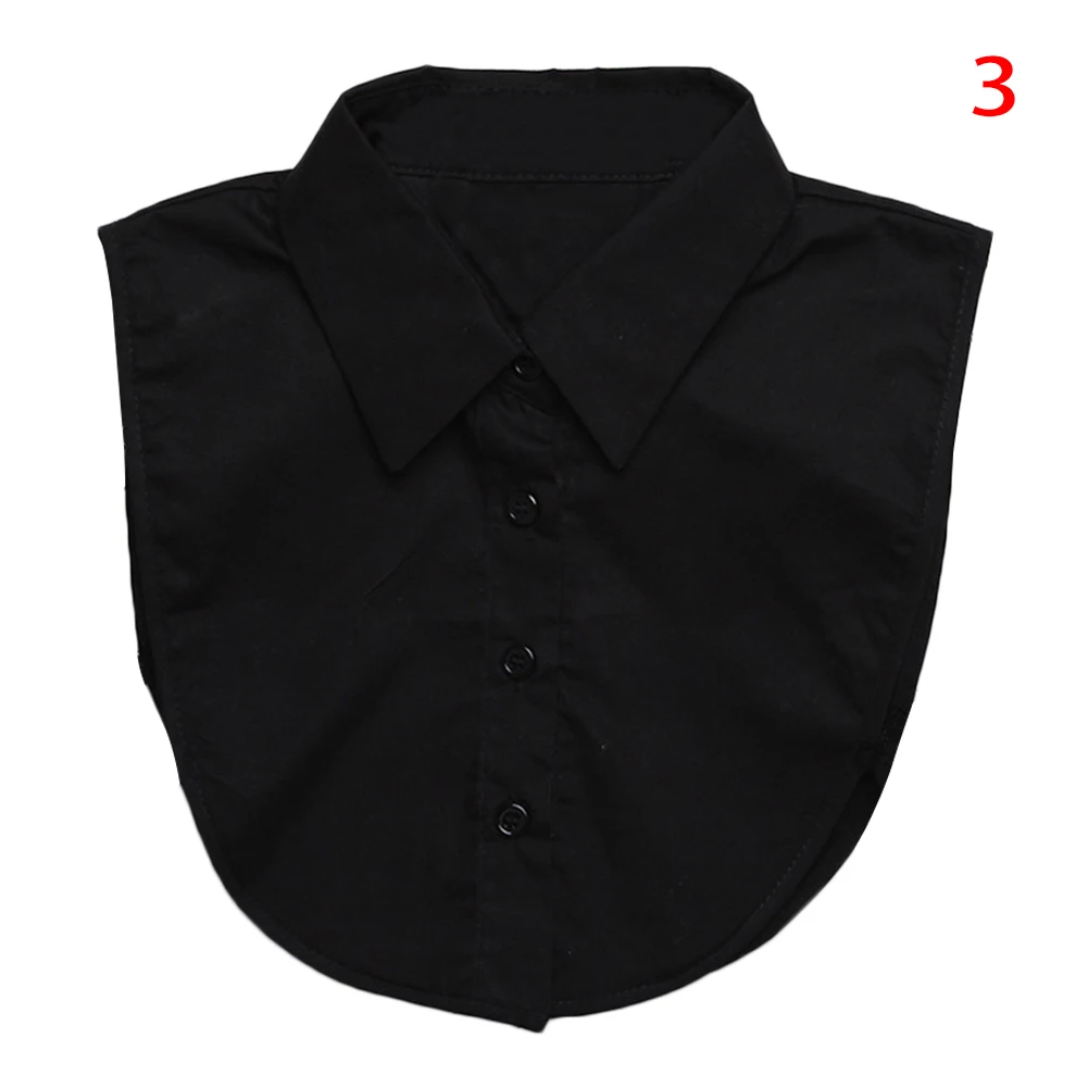 

Винтажный воротник для рубашки, женский съемный ложный воротник, блузка с лацканами, черный, белый, эластичный воротник, галстук, топы, аксес...