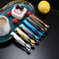 304 stainless steel round ice clip sugar cube clip towel clip coffee candy clip small food clip coffee restaurant supplies