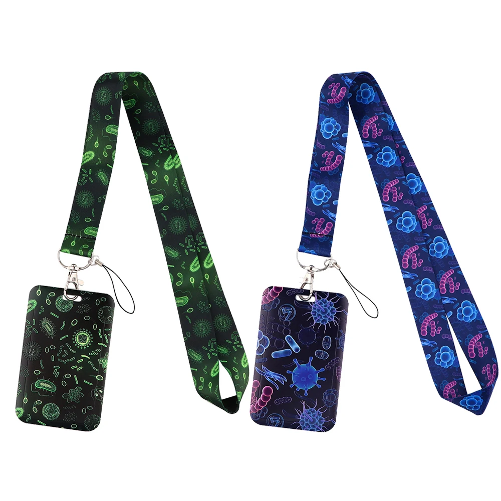 

Ransitute R2224 Biological Cell Bacteria Bank Credit Card Holder ID Name Work Card Holder For Doctor Card Cover Business Card