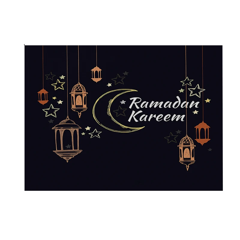 FANLUS украшение для стола на праздвечерние мусульманский Рамадан Мубарак хлопок