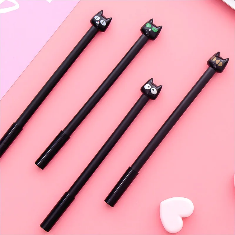 

Ручка гелевая в виде темного кота, 0,35 мм, 1 шт.