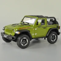 120 scale diecast metal car model jeep wrangler rubicon miniature replica pull back toy with sound light large