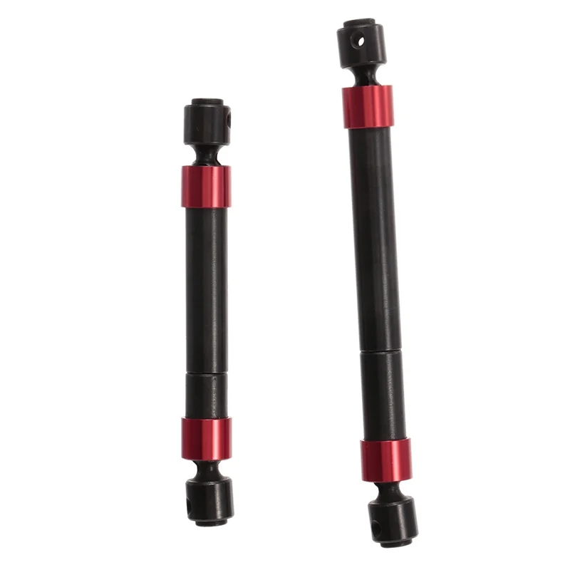 2Pcs Rc Car Front And Rear Metal Axle Cvd Drive Shaft For Traxxas Trx-4 Rock Crawler Monster Truck Parts | Игрушки и хобби