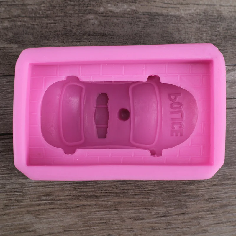 Handmade Soap Mold 3D Cartoon Car Shaped Resin Mould DIY Making Tool | Дом и сад