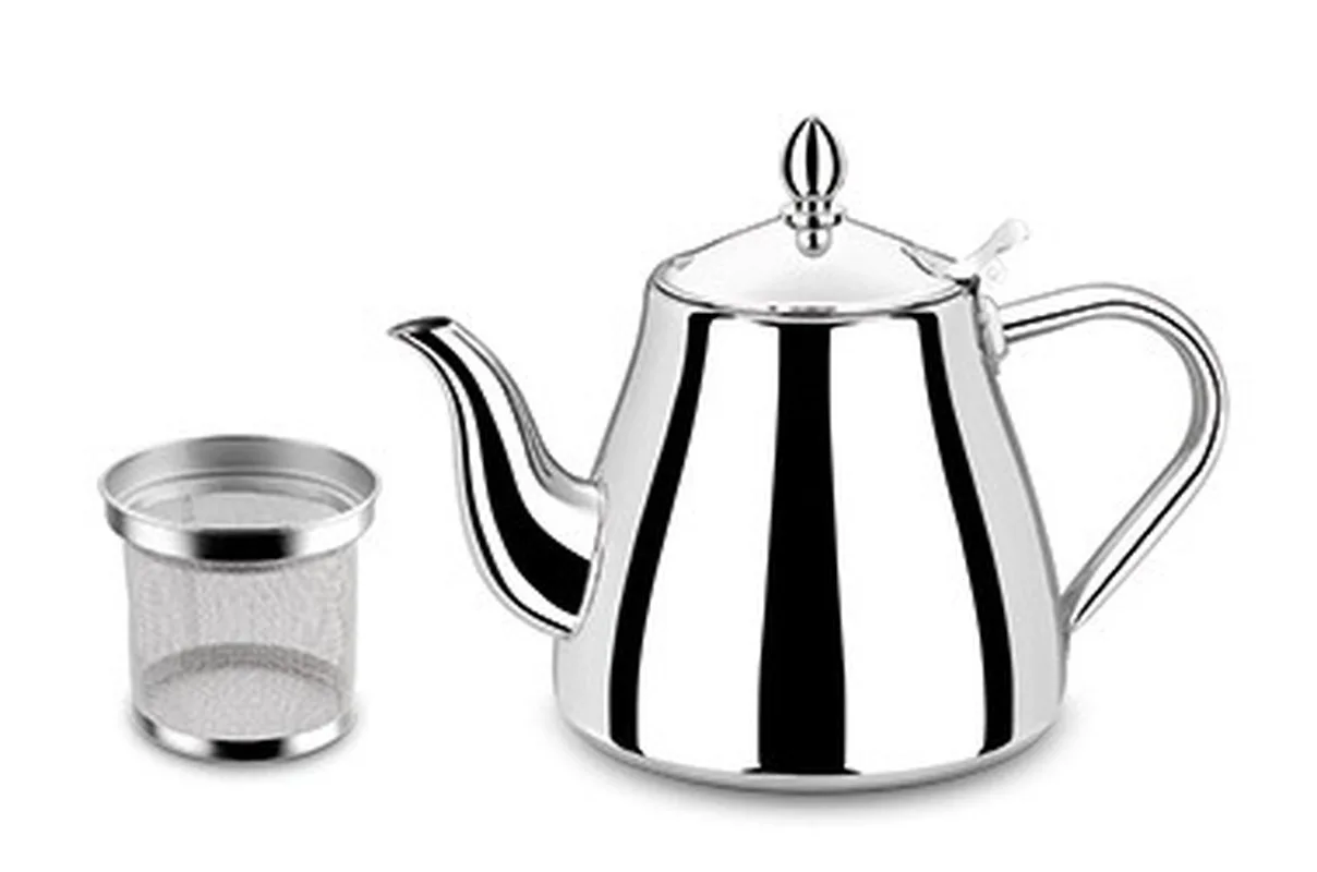 

stainless steel tea pot with tea strainer teapot with tea infuser teaware sets tea kettle infuser teapot MJ1014