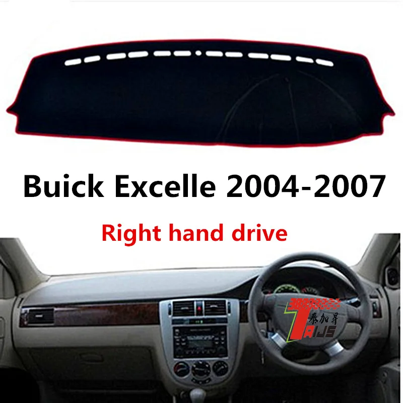

Taijs right hand drive car dashboard cover for BUICK Excelle 2004-2007 environmental protection black blue red 3 colours edges