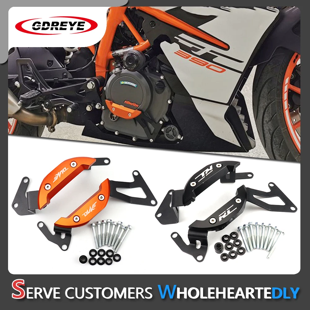 

DUKE390 RC390 2017-2019 For KTM DUKE 250 390 RC 390 Engine Guard Protector Engine Guard Case Slider Cover Protector