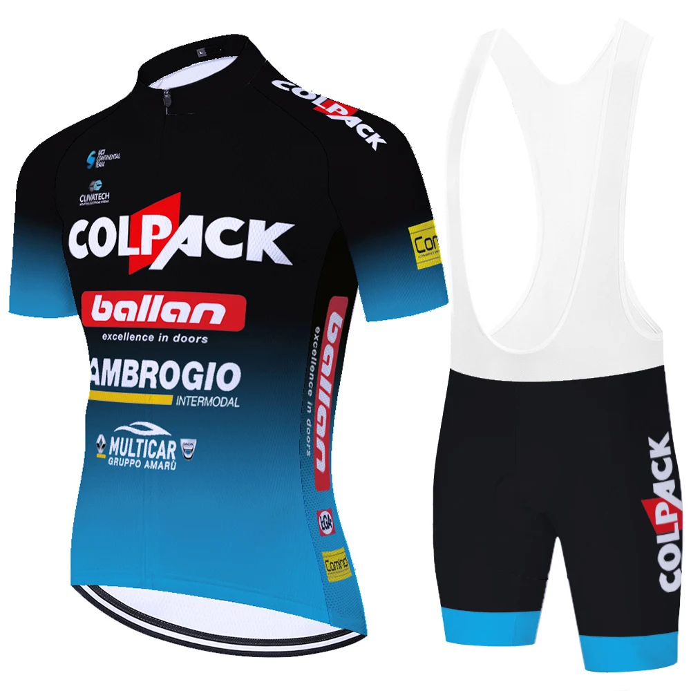 Командный Colpack Велоспорт Джерси 2020 Испания велосипедные шорты 20D гелевые летние