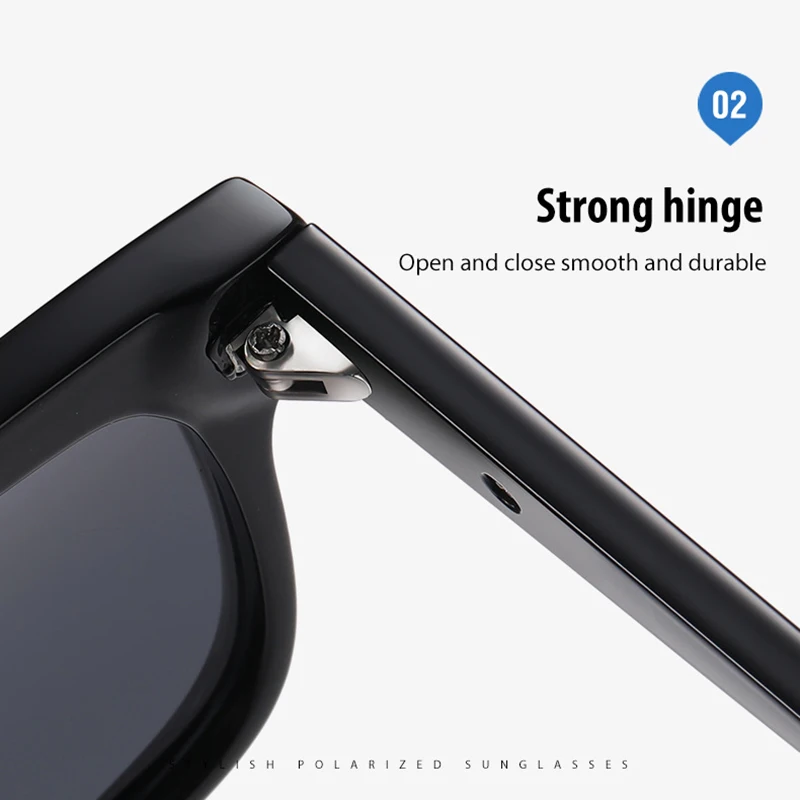

Unisex Square Metal Polarized Mirror Lens Sunglasses , TAC Polarization UV400 Protection Men&Women Sun Glasses S3005
