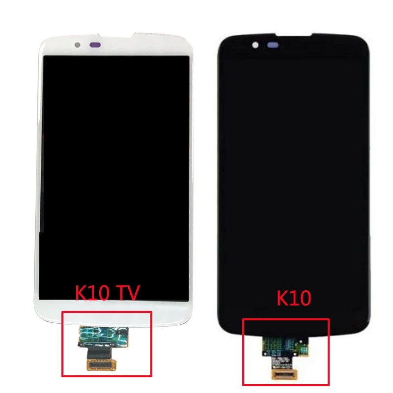 Высококачественный ЖК дисплей для LG K10 TV K430 K410 с сенсорным дигитайзером в сборе