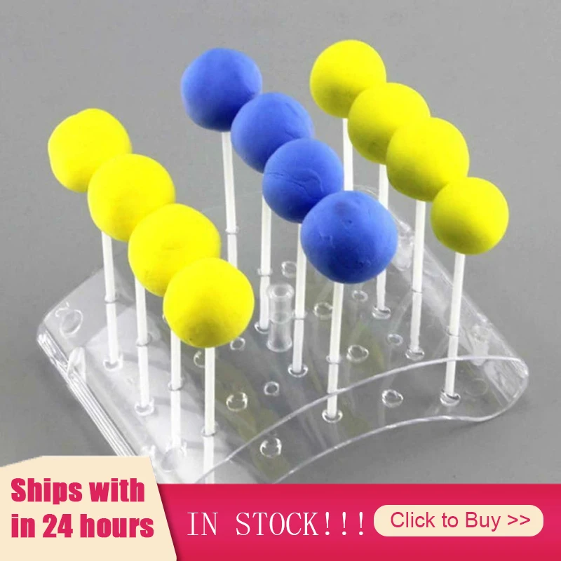 

20 Holes DIY Bakeware Display Stand Cake Lollipop Support Stand Display Holder U Shaped Holder DIY Kitchen Holder Gadgets