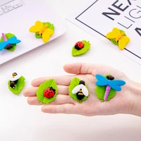 butterfly bee insect animal combination eraser creative cute novelty kids student learning office school supplies stationery