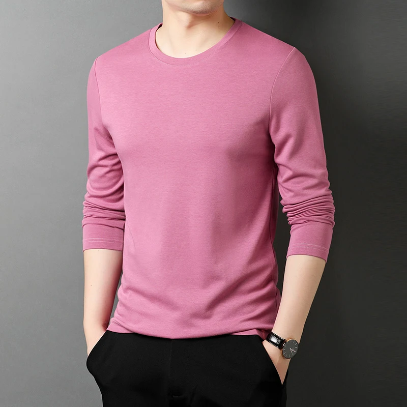 

Мужская футболка с круглым вырезом, модель xdg017 на весну и осень, 2021