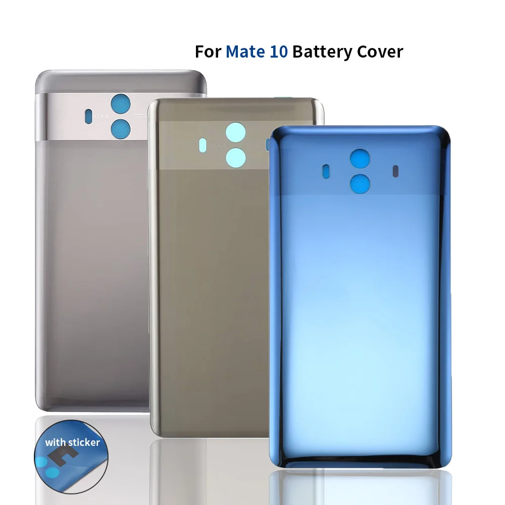 Тыльную сторону Стекло Батарея задняя крышка Корпус Дверь чехол для 6 ''huawei