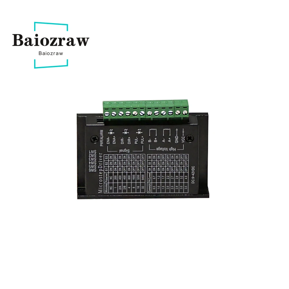 Драйвер шагового двигателя Cintroller TB6600 4A DC9 40VDC 32 подразделение для 42 Шаговый Nema17