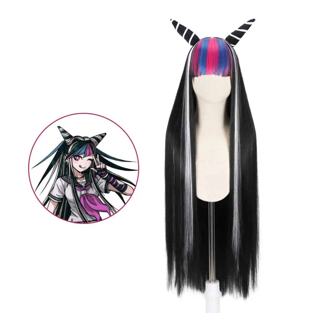 AniLnc аниме Dangan Ronpa Mioda iuki длинный парик женский косплей парики + одна шапка| |