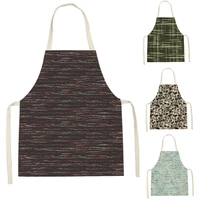 simplicity print sleeveless apron kitchen womens apron home party cooking baking waistline no 2 restaurant apron apron