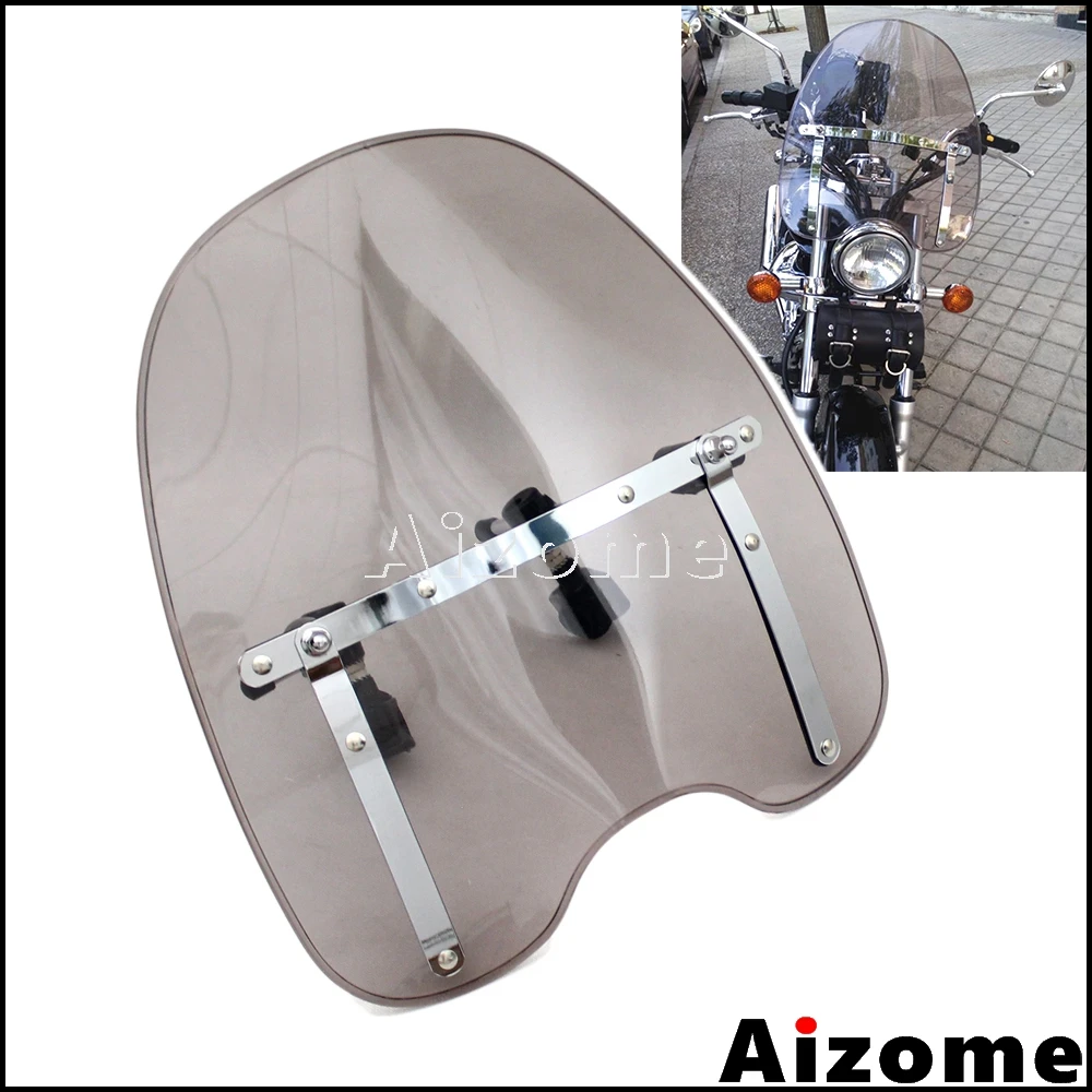 Дымовое ветровое стекло для Yamaha Royal Road v образная звезда 250 650 950 1100 1300 1600 Vmax 1200 1700