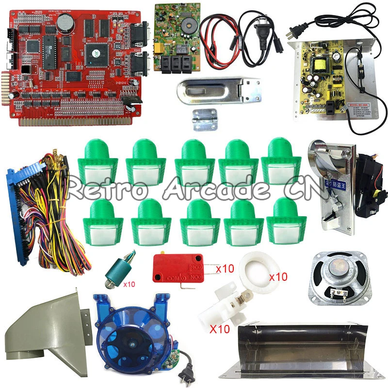 

Original Gambling Casino 40 In 1 Slot Motherboard DIY KIT Slot Gambling Machine 19 inch Display speaker Coin acceptor Button