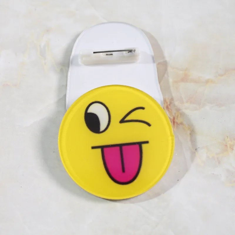 10 шт мультяшный персонаж растение животное улыбающееся лицо акриловые значки