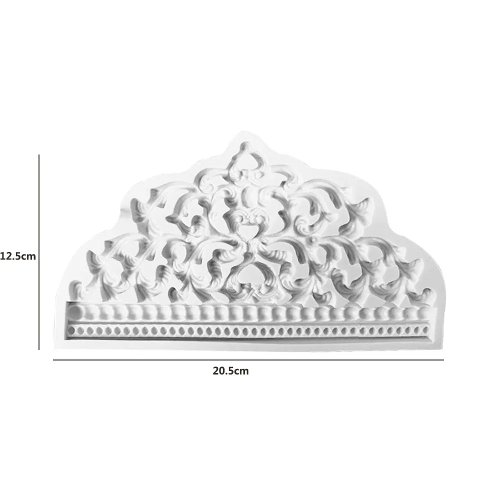

Crown Fondant Silicone Mold Cupcake Topper Chocolate Mold Pastry Cookies Candy Ice Cube Clay Mould Baking Cake Decorating Tool