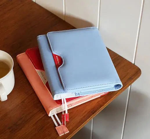 Мокко ежедневник из ПУ кожи 120 листов блокнот А6 сетка Agenda DIY не датированный