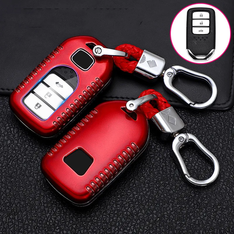 

Suitable for Honda car key cover tenth generation Civic Jade Hao Ying Accord XRV Crown Road CRV Lingpai Colorful Keychain Bag