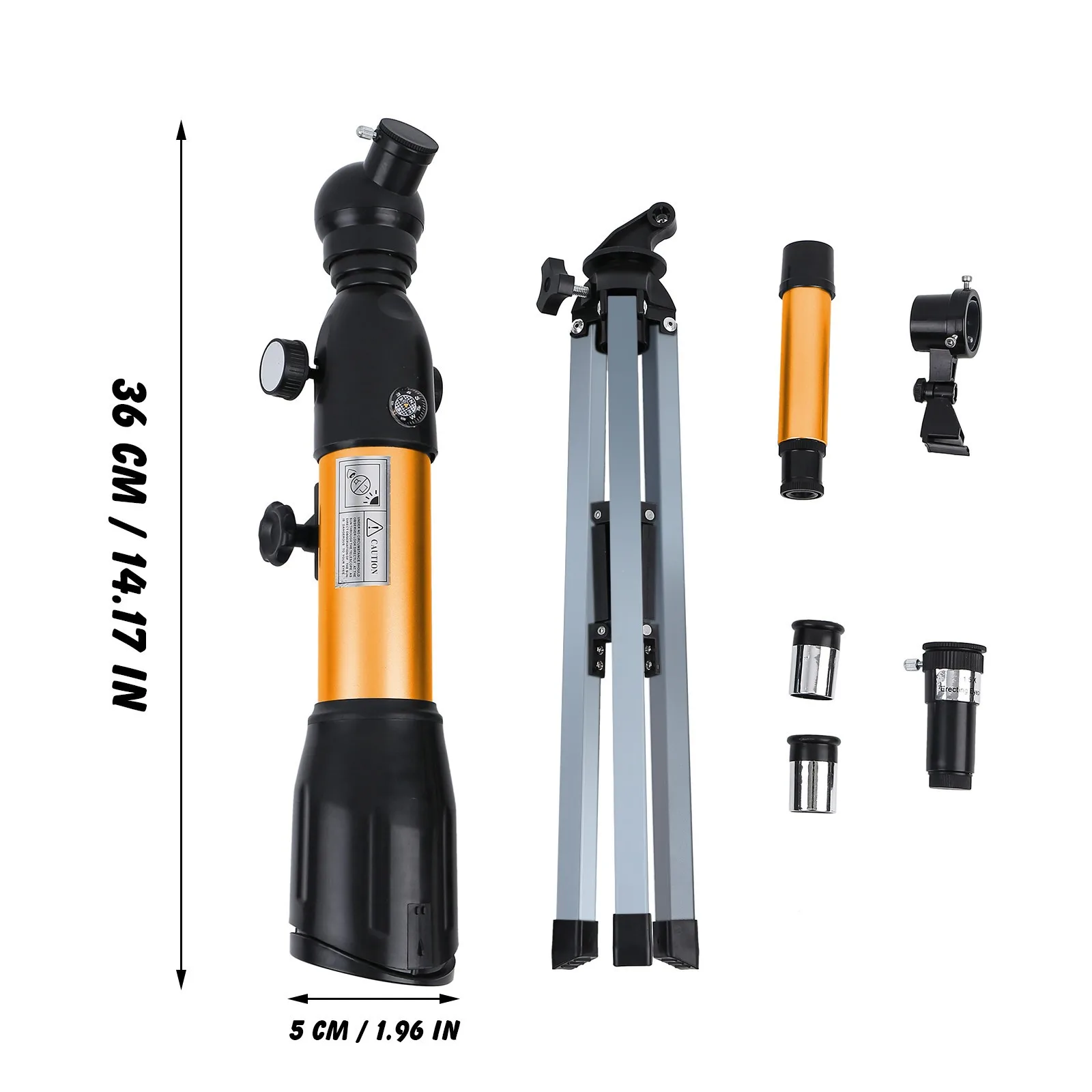 

Refractor Astronomical Telescope for Children And Students mall Monocular High-quality Entry Telescope with Tripod Support